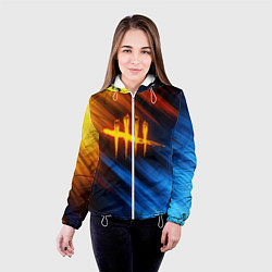 Куртка с капюшоном женская DEAD BY DAYLIGHT, цвет: 3D-белый — фото 2