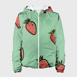 Куртка с капюшоном женская Морковный дождь, цвет: 3D-белый