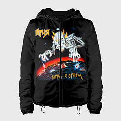 Куртка с капюшоном женская Ария, цвет: 3D-черный