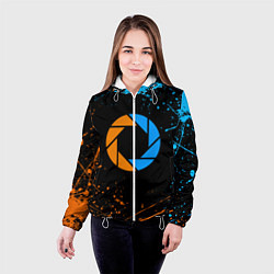 Куртка с капюшоном женская PORTAL, цвет: 3D-белый — фото 2