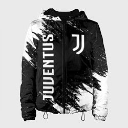 Куртка с капюшоном женская JUVENTUS, цвет: 3D-черный