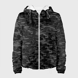 Куртка с капюшоном женская ГОРОДСКОЙ КАМУФЛЯЖ, цвет: 3D-белый