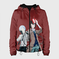 Куртка с капюшоном женская Atsushi Nakajima & Osamu Dazai, цвет: 3D-черный