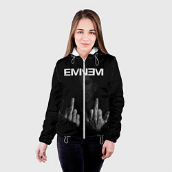 Куртка с капюшоном женская EMINEM, цвет: 3D-белый — фото 2