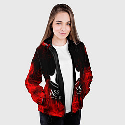 Куртка с капюшоном женская ASSASSINS CREED, цвет: 3D-черный — фото 2