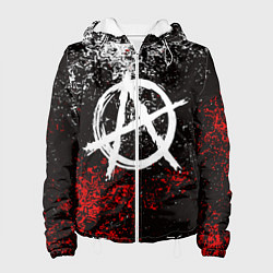 Куртка с капюшоном женская АНАРХИЯ, цвет: 3D-белый