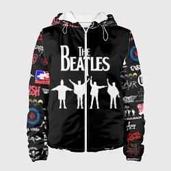 Куртка с капюшоном женская Beatles, цвет: 3D-белый