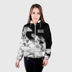 Куртка с капюшоном женская Muse, цвет: 3D-белый — фото 2