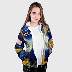 Куртка с капюшоном женская ДОКТОР ВАН ГОГ, цвет: 3D-белый — фото 2