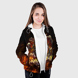 Куртка с капюшоном женская THE ELDER SCROLLS, цвет: 3D-белый — фото 2