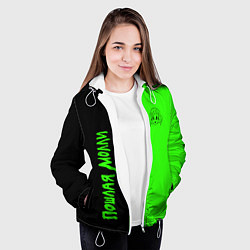 Куртка с капюшоном женская ПОШЛАЯ МОЛЛИ, цвет: 3D-белый — фото 2