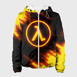 Куртка с капюшоном женская HALF-LIFE, цвет: 3D-белый