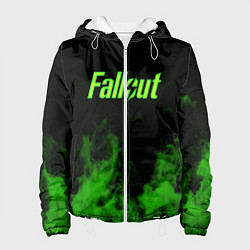 Куртка с капюшоном женская FALLOUT, цвет: 3D-белый