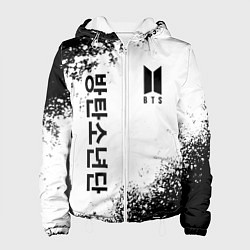 Куртка с капюшоном женская BTS, цвет: 3D-белый