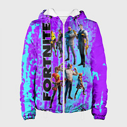 Куртка с капюшоном женская Fortnite, цвет: 3D-белый