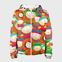 Куртка с капюшоном женская ЮЖНЫЙ ПАРК, цвет: 3D-белый