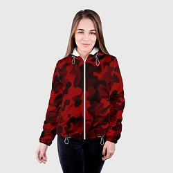 Куртка с капюшоном женская RED MILITARY, цвет: 3D-белый — фото 2