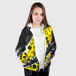 Куртка с капюшоном женская Roblox, цвет: 3D-белый — фото 2