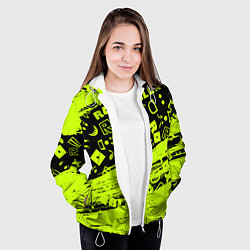 Куртка с капюшоном женская Roblox, цвет: 3D-белый — фото 2