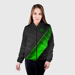 Куртка с капюшоном женская FC Borussia, цвет: 3D-черный — фото 2