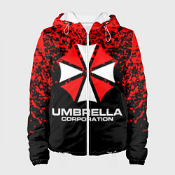 Куртка с капюшоном женская Umbrella Corporation, цвет: 3D-белый