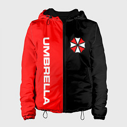 Куртка с капюшоном женская Umbrella Corporation, цвет: 3D-черный