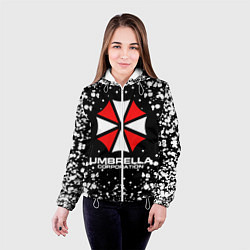 Куртка с капюшоном женская Umbrella Corporation, цвет: 3D-белый — фото 2