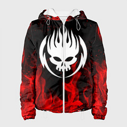 Куртка с капюшоном женская THE OFFSPRING, цвет: 3D-белый