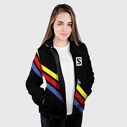 Куртка с капюшоном женская Salomon, цвет: 3D-черный — фото 2