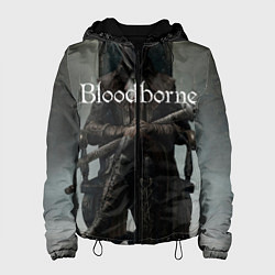 Куртка с капюшоном женская Bloodborne, цвет: 3D-черный