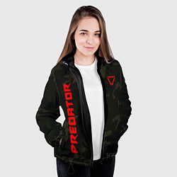 Куртка с капюшоном женская Predator Military, цвет: 3D-черный — фото 2