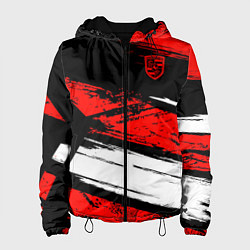 Куртка с капюшоном женская Porsche, цвет: 3D-черный