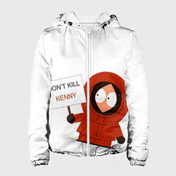 Куртка с капюшоном женская Kenny McCormick, цвет: 3D-белый