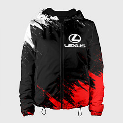 Куртка с капюшоном женская LEXUS, цвет: 3D-черный