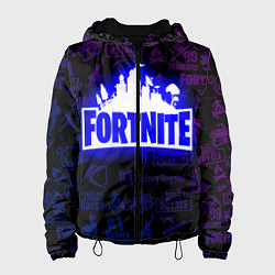 Куртка с капюшоном женская FORTNITE, цвет: 3D-черный