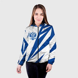 Куртка с капюшоном женская Россия, цвет: 3D-черный — фото 2