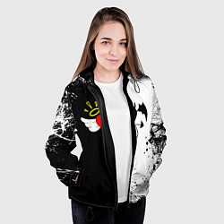 Куртка с капюшоном женская Добро и зло, Payton Moormeier, цвет: 3D-черный — фото 2