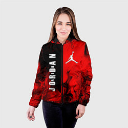 Куртка с капюшоном женская MICHAEL JORDAN AIR, цвет: 3D-черный — фото 2