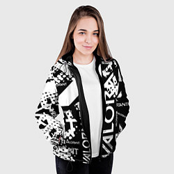 Куртка с капюшоном женская Valorant, цвет: 3D-черный — фото 2