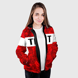 Куртка с капюшоном женская Minecraft, цвет: 3D-черный — фото 2