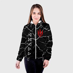 Куртка с капюшоном женская The Witcher, цвет: 3D-белый — фото 2