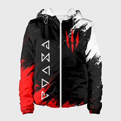 Куртка с капюшоном женская The Witcher, цвет: 3D-белый