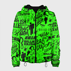 Куртка с капюшоном женская BILLIE EILISH БИЛЛИ АЙЛИШ, цвет: 3D-черный