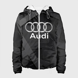 Куртка с капюшоном женская AUDI, цвет: 3D-белый