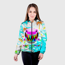 Куртка с капюшоном женская 6ix9ine, цвет: 3D-черный — фото 2