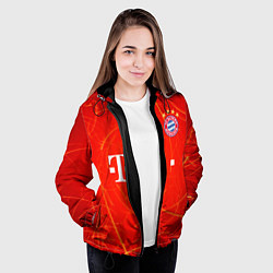 Куртка с капюшоном женская BAYERN MUNCHEN, цвет: 3D-черный — фото 2