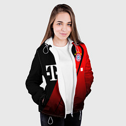 Куртка с капюшоном женская FC Bayern Munchen Форма, цвет: 3D-белый — фото 2