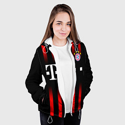 Куртка с капюшоном женская FC Bayern Munchen, цвет: 3D-белый — фото 2