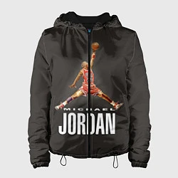 Куртка с капюшоном женская MICHAEL JORDAN, цвет: 3D-черный