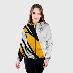 Куртка с капюшоном женская Lamborghini, цвет: 3D-черный — фото 2